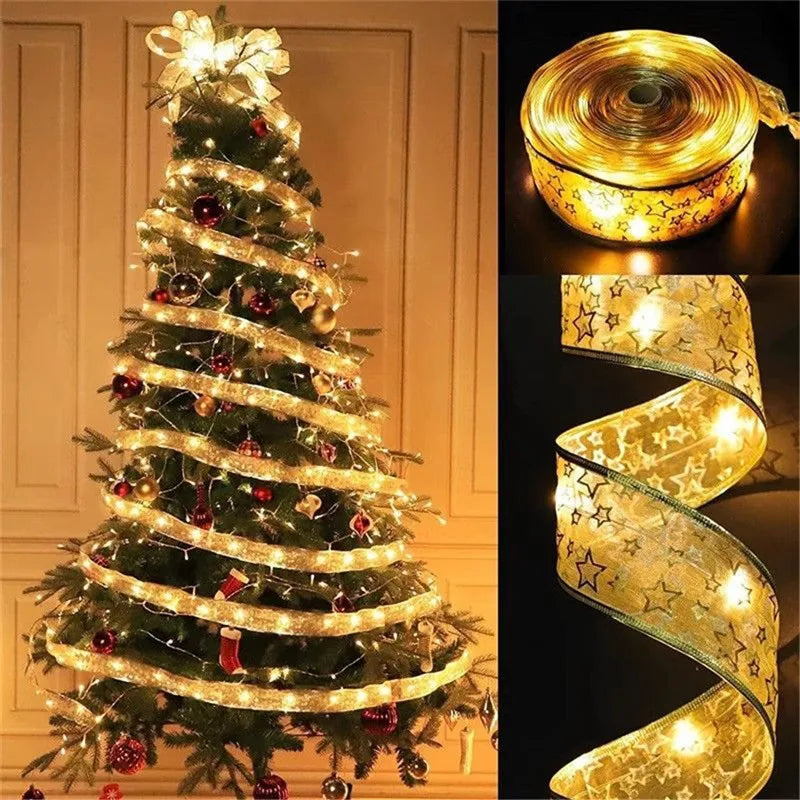 LED Ribbon golden Fairy Lights