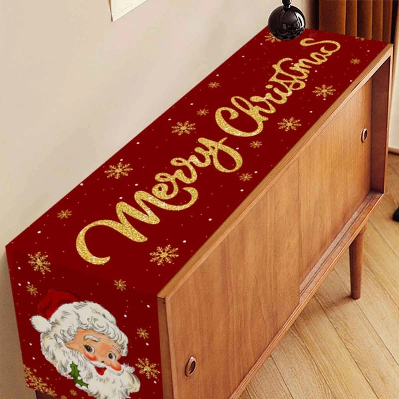 Santa Claus Christmas Table Runner