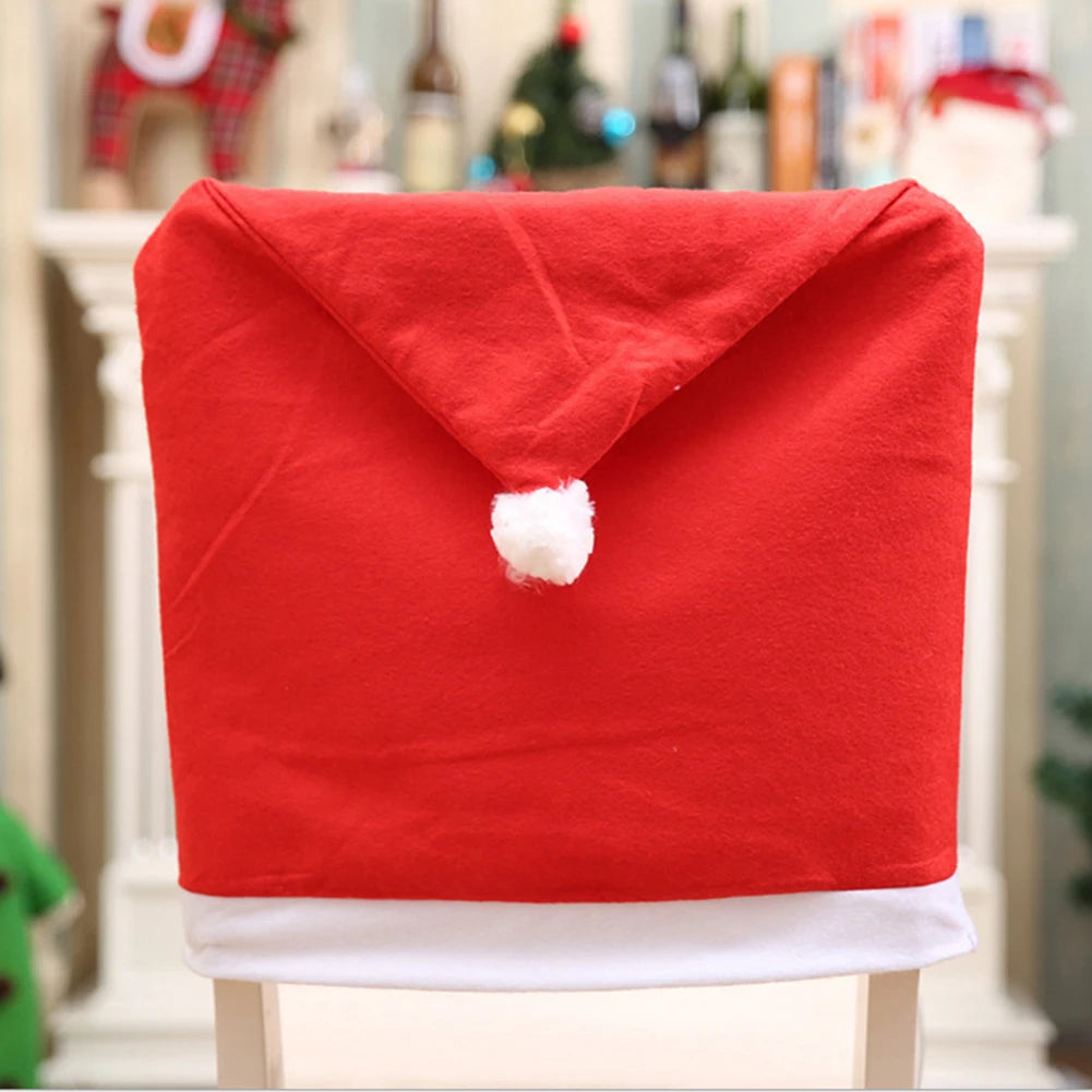 Santa Hat Chair Cover