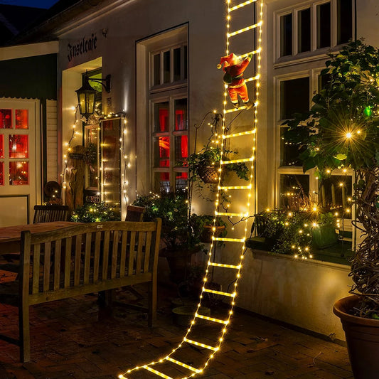 Santa Climbing Ladder LED light