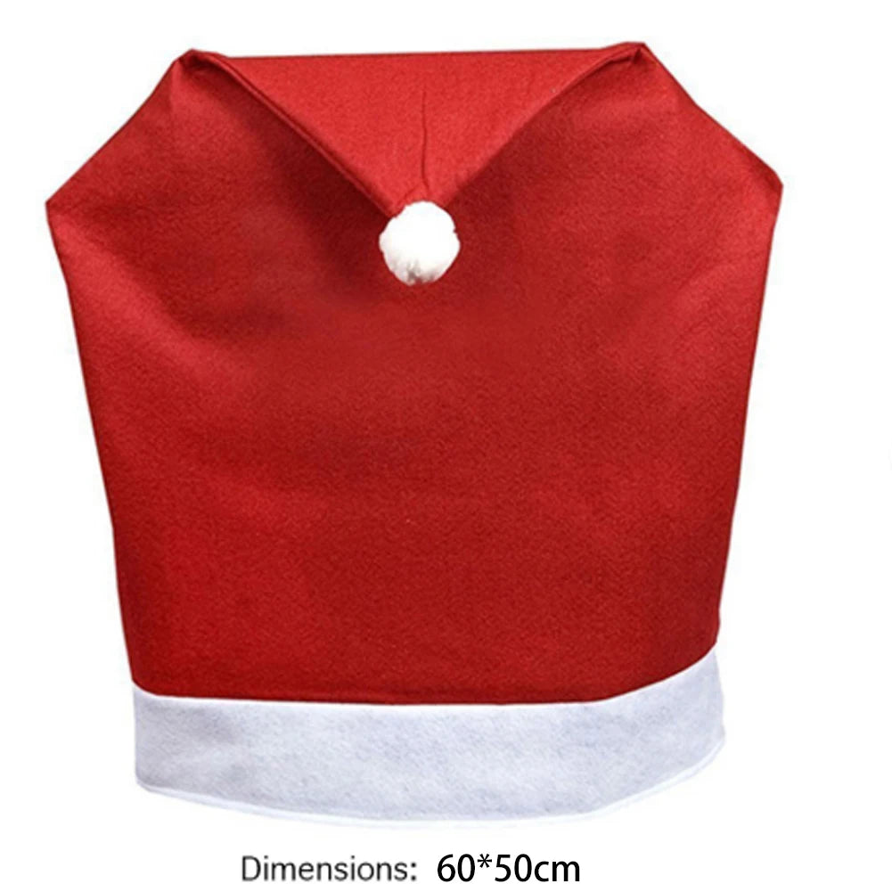 Santa Hat Chair Cover