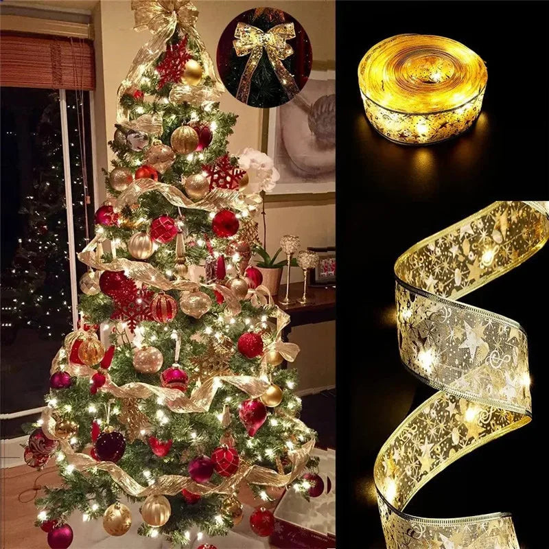 LED Ribbon golden Fairy Lights