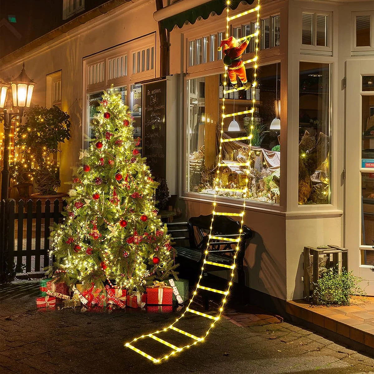 Santa Climbing Ladder LED light