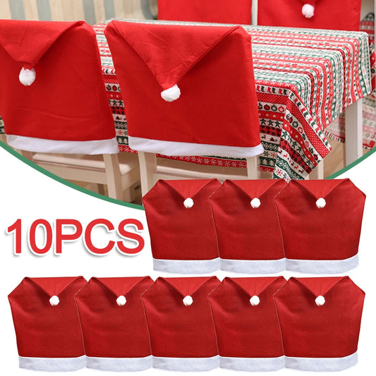 Santa Hat Chair Cover