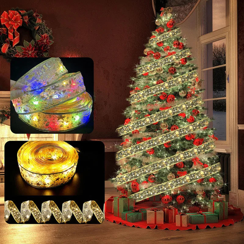 LED Ribbon golden Fairy Lights