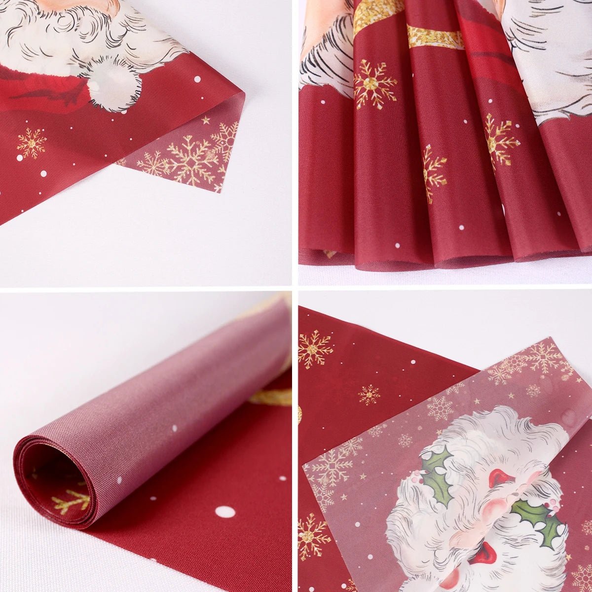 Santa Claus Christmas Table Runner