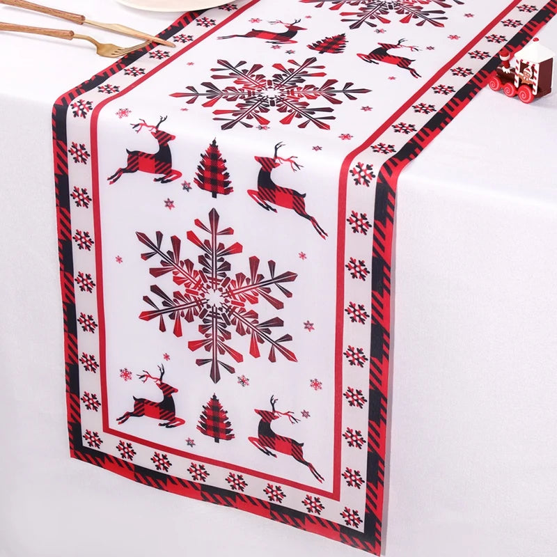 Santa Claus Christmas Table Runner