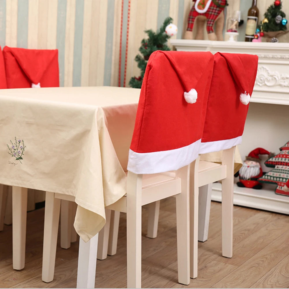 Santa Hat Chair Cover