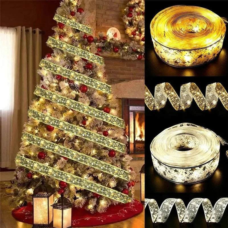 LED Ribbon golden Fairy Lights